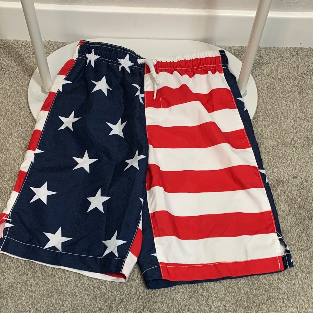 Kids Stars and Stripes‎ Swim Trunks